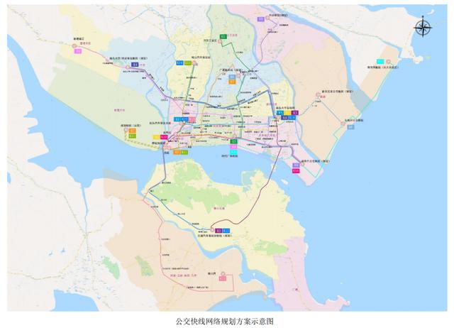 《汕头市中心城区公交线网规划》出炉了，快来看看有什么意见吧